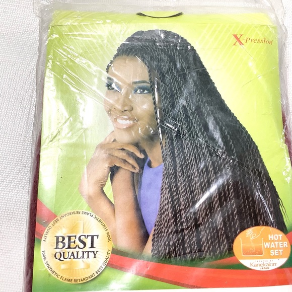 X-Pression Braiding Hair Rich Braid Color 39 Wine Red Extension 240g (Pack Of2) - Picture 4 of 8